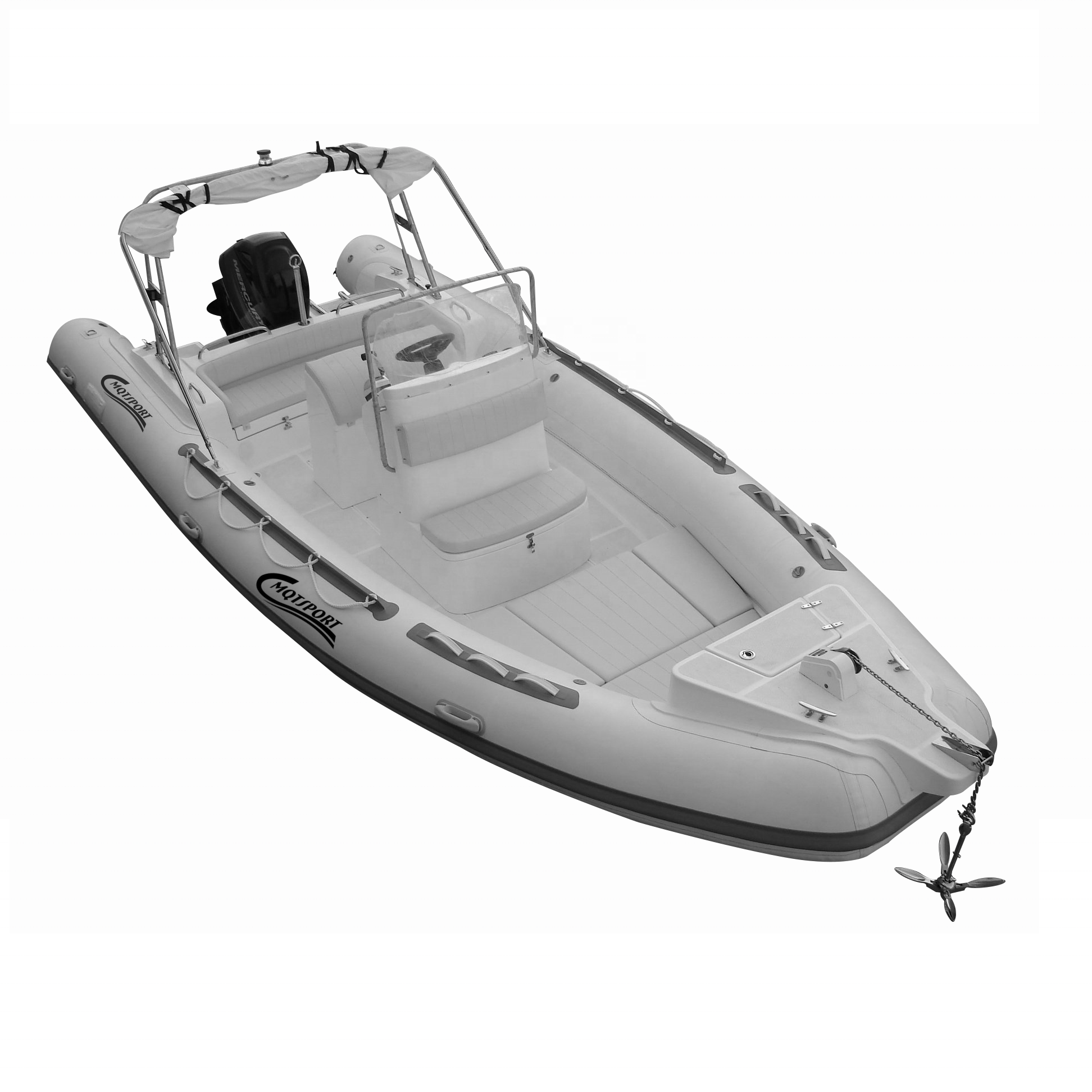5.2meter Factory Semi Rigid Inflatable Boats,Rafting Inflatable Rib Boat with Anchor